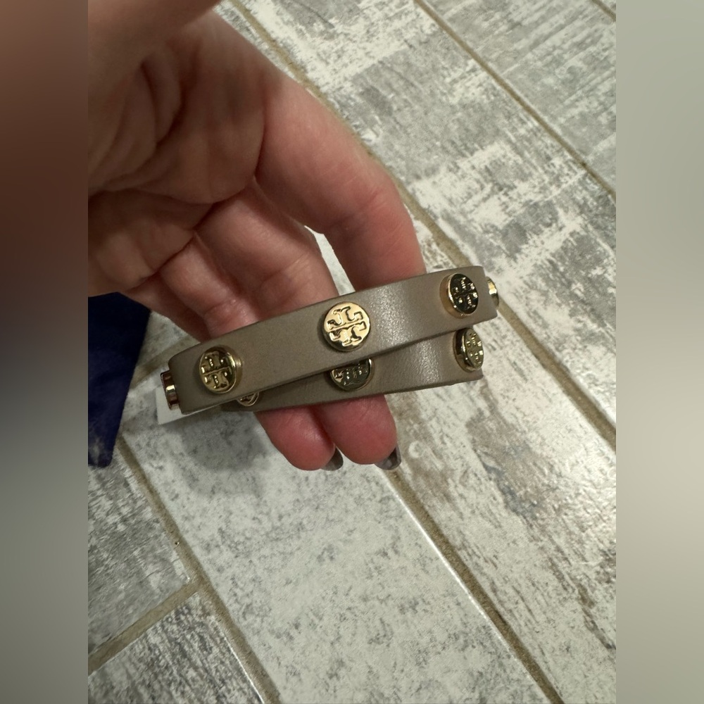 Tory Burch Gray and Gold Jewelry Accessory